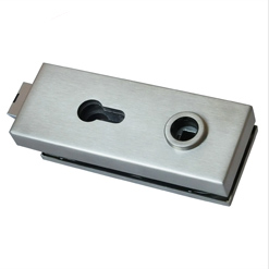 Glass door lock